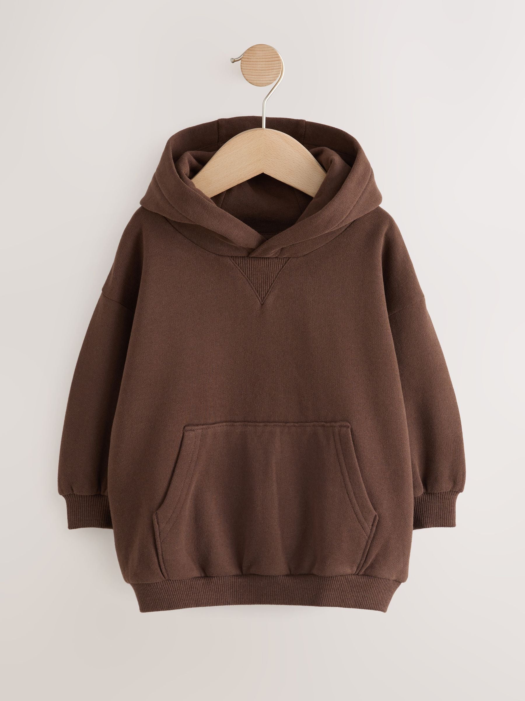 Dsiney Kidz - Chocolate Brown Soft Touch Hoodie (3mths-7yrs) image 1