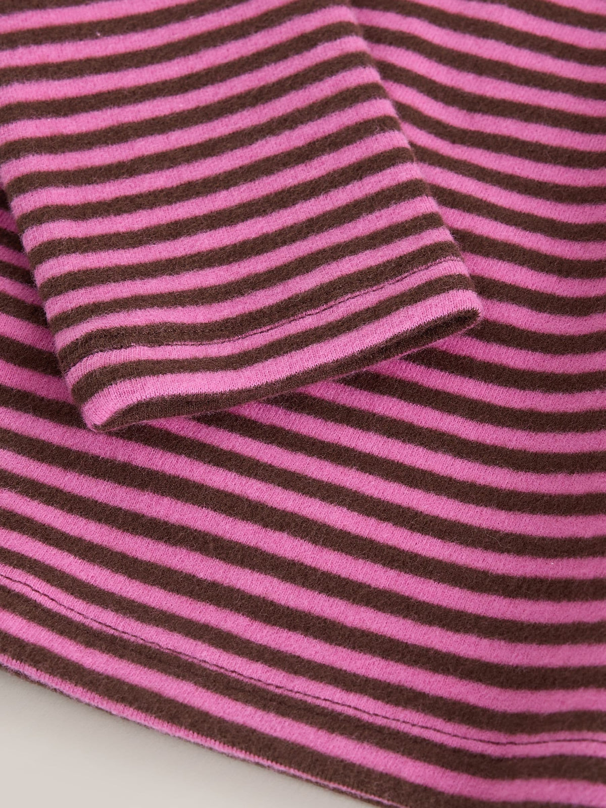 Pink Stripe Long Sleeve Roll Neck Top (3mths-7yrs) - image 5