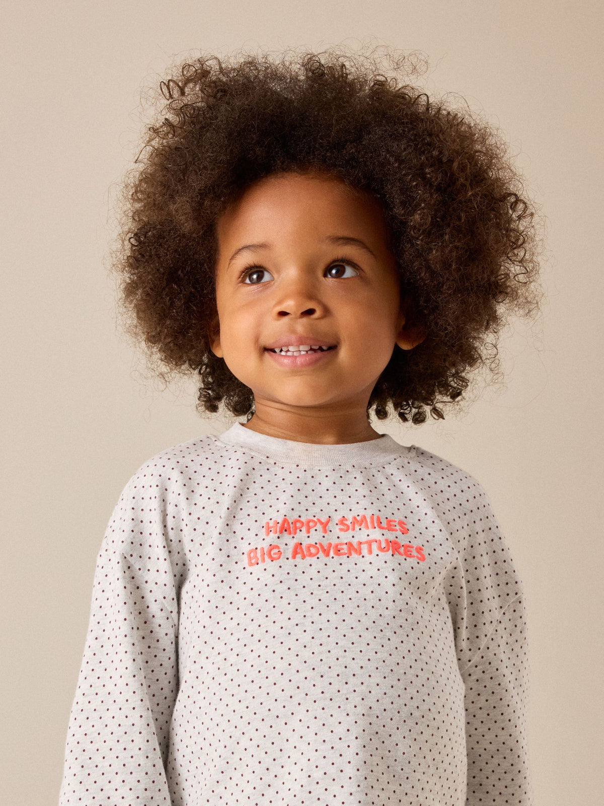 Dsiney Kidz - Grey Spot Long Sleeve Slogan Top (3mths-7yrs) image 4