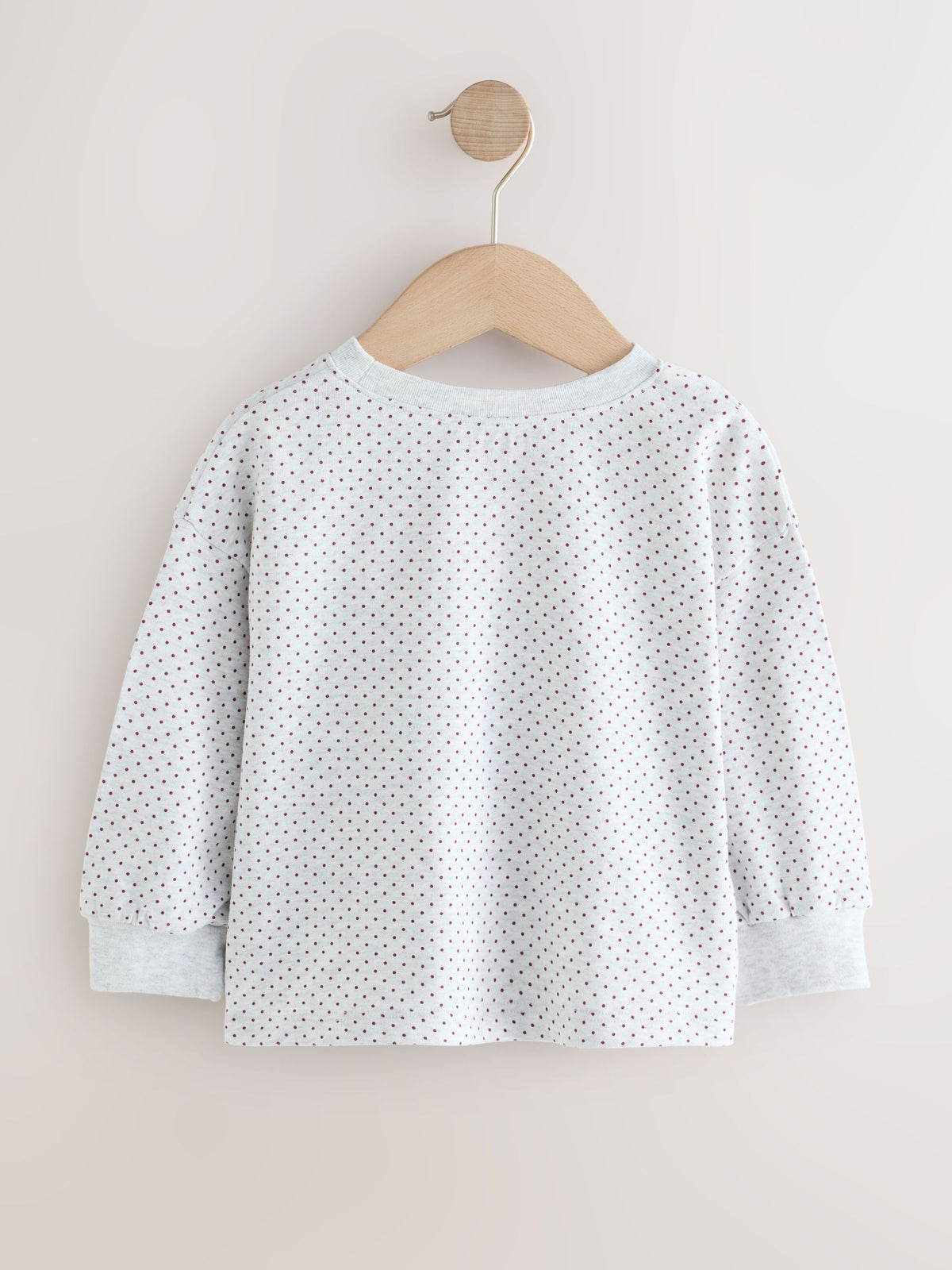 Dsiney Kidz - Grey Spot Long Sleeve Slogan Top (3mths-7yrs) image 6