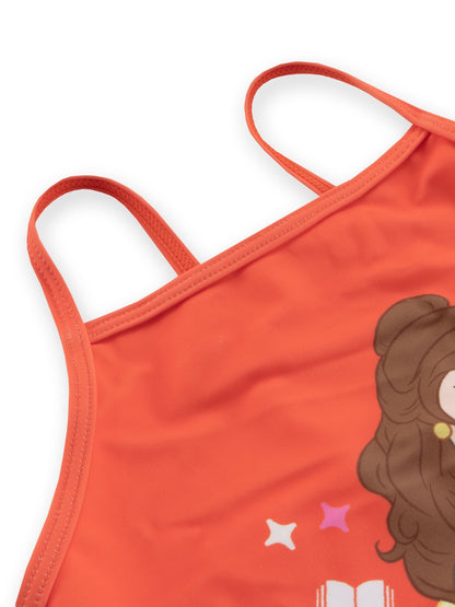 Character Orange Disney Beauty And The Beast Belle Swimsuit image 3