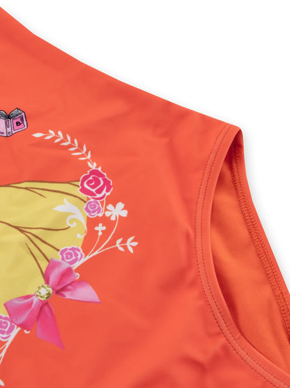 Character Orange Disney Beauty And The Beast Belle Swimsuit image 4