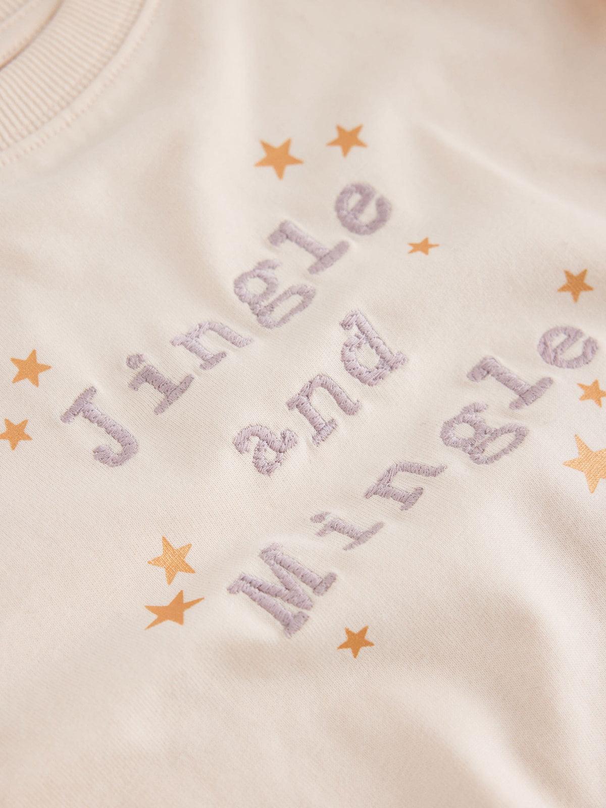 Turq/Cream Christmas Joggers Pyjamas (9mths-12yrs) - image 3