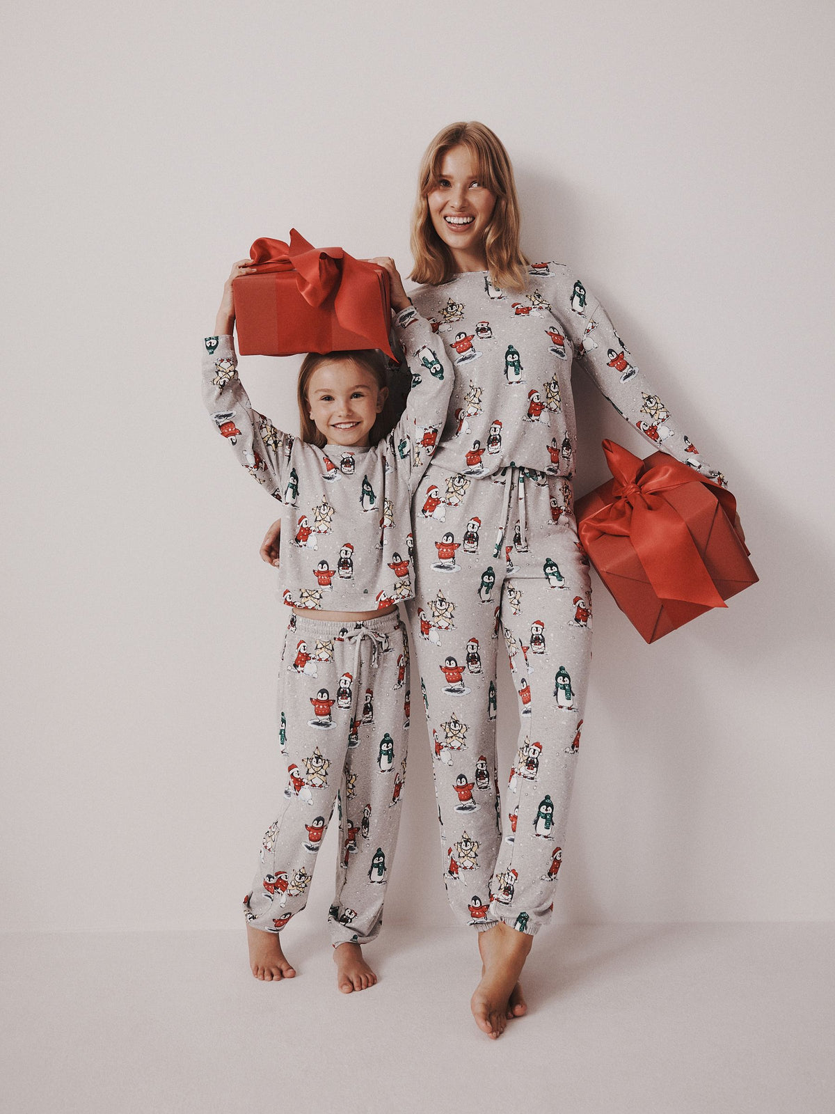 Grey Christmas Joggers Pyjamas 1 Pack (9mths-16yrs) - image 2