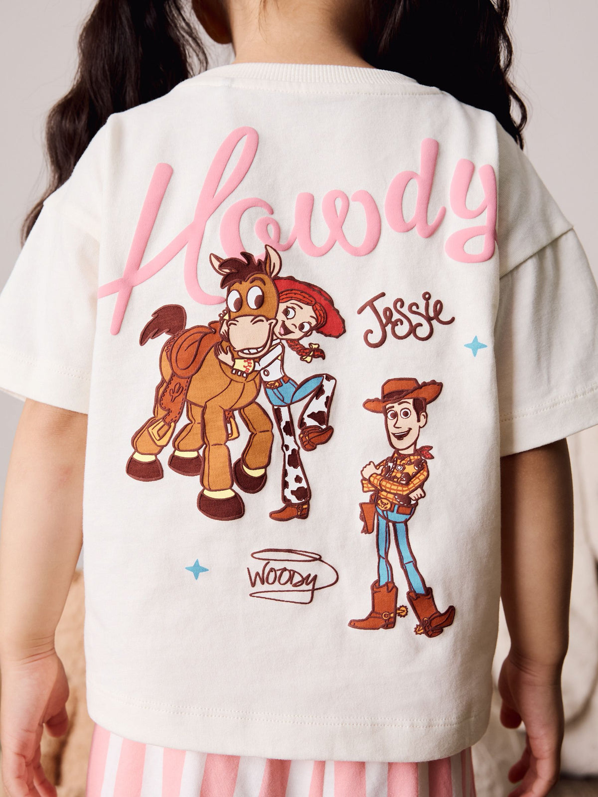 Ecru/Pink Toy Story Wide Leg Pyjamas 1 Pack (9mths-10yrs) - image 4