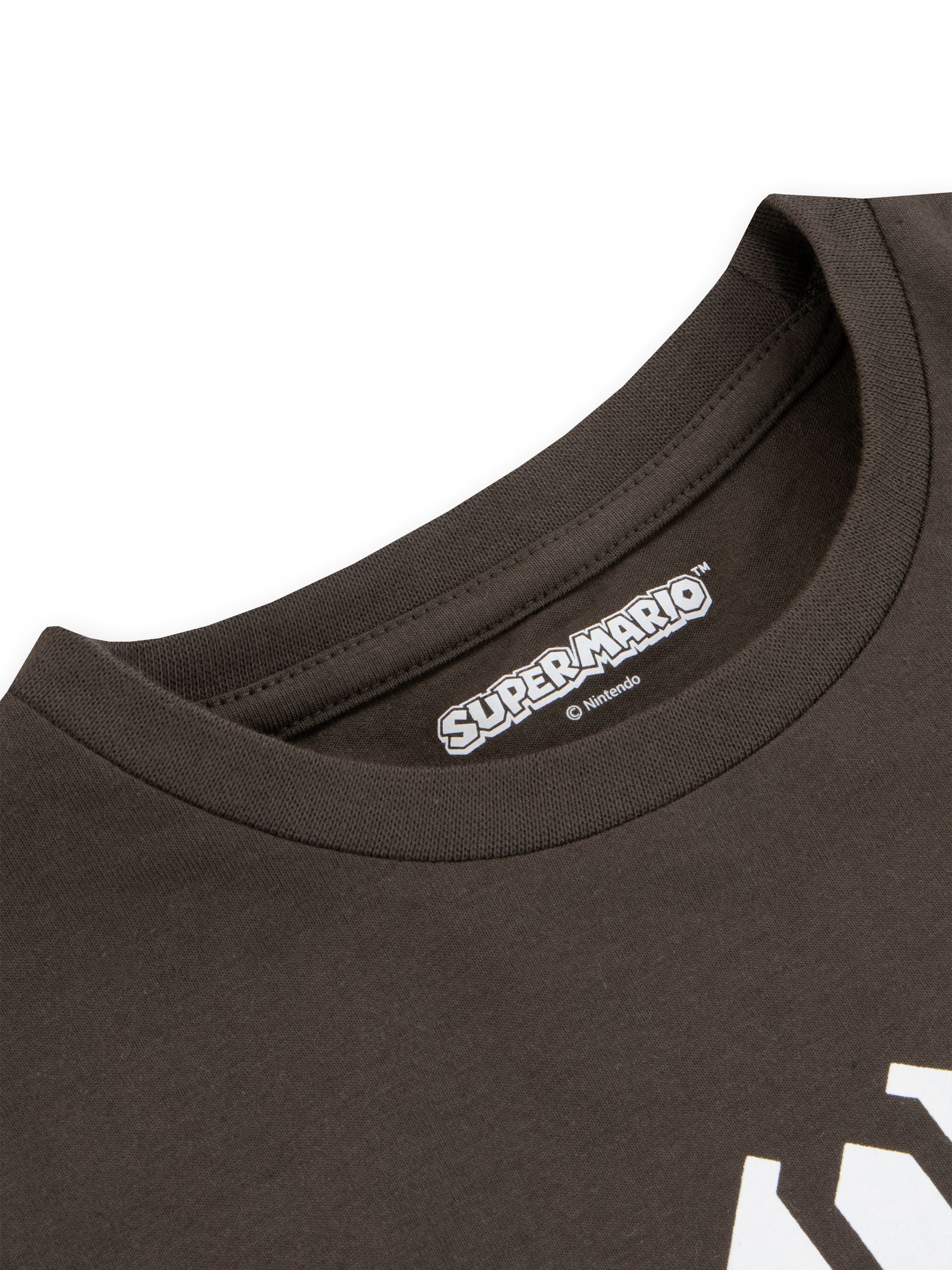 Character Grey Super Mario Bowser T-Shirt image 8