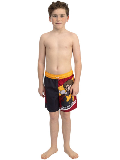 Character Black Harry Potter Swimming Shorts image 7