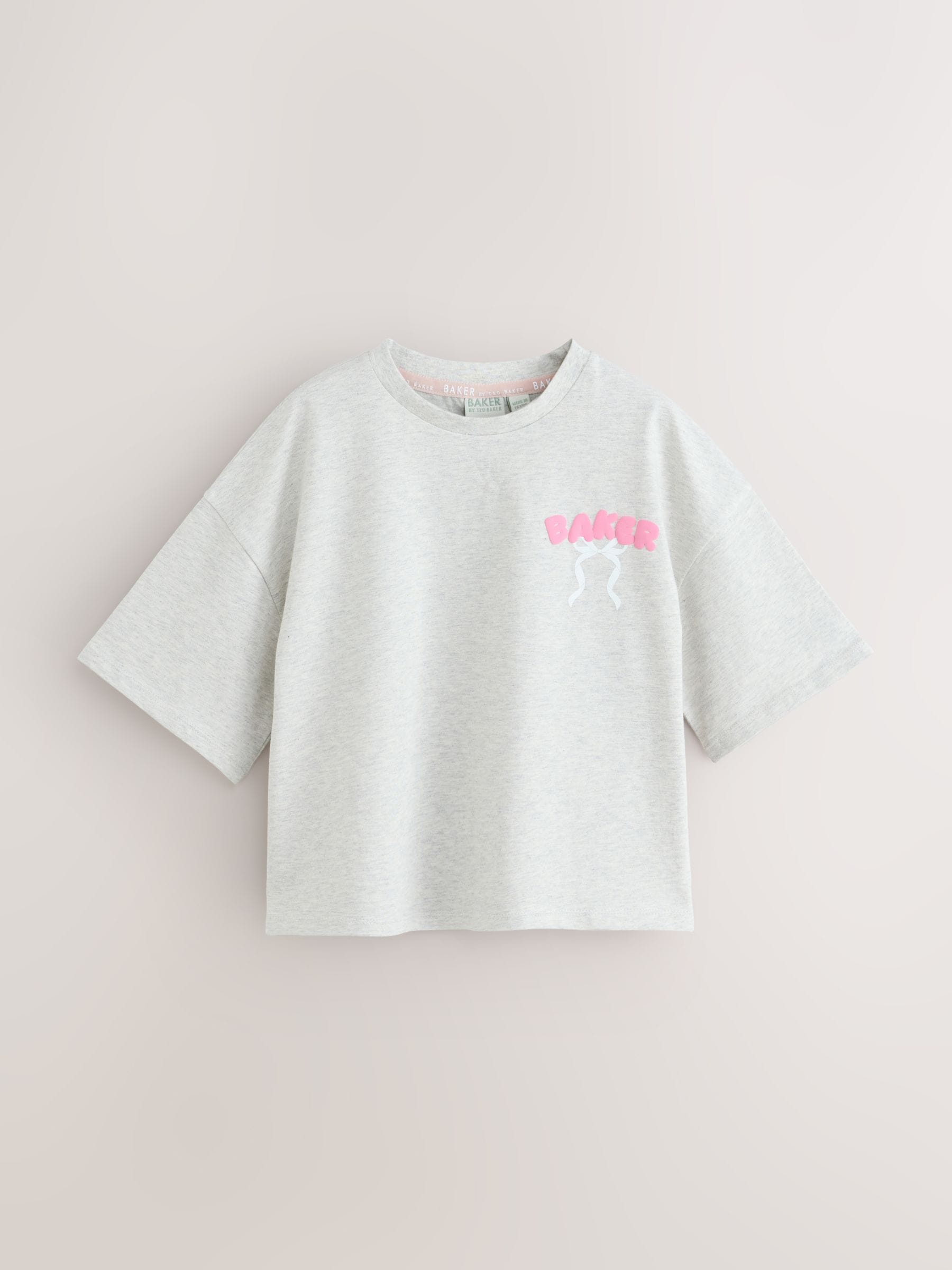 Dsiney Kidz - Baker by Ted Baker Pink 3 Pack Oversized Graphic T-Shirts image 3