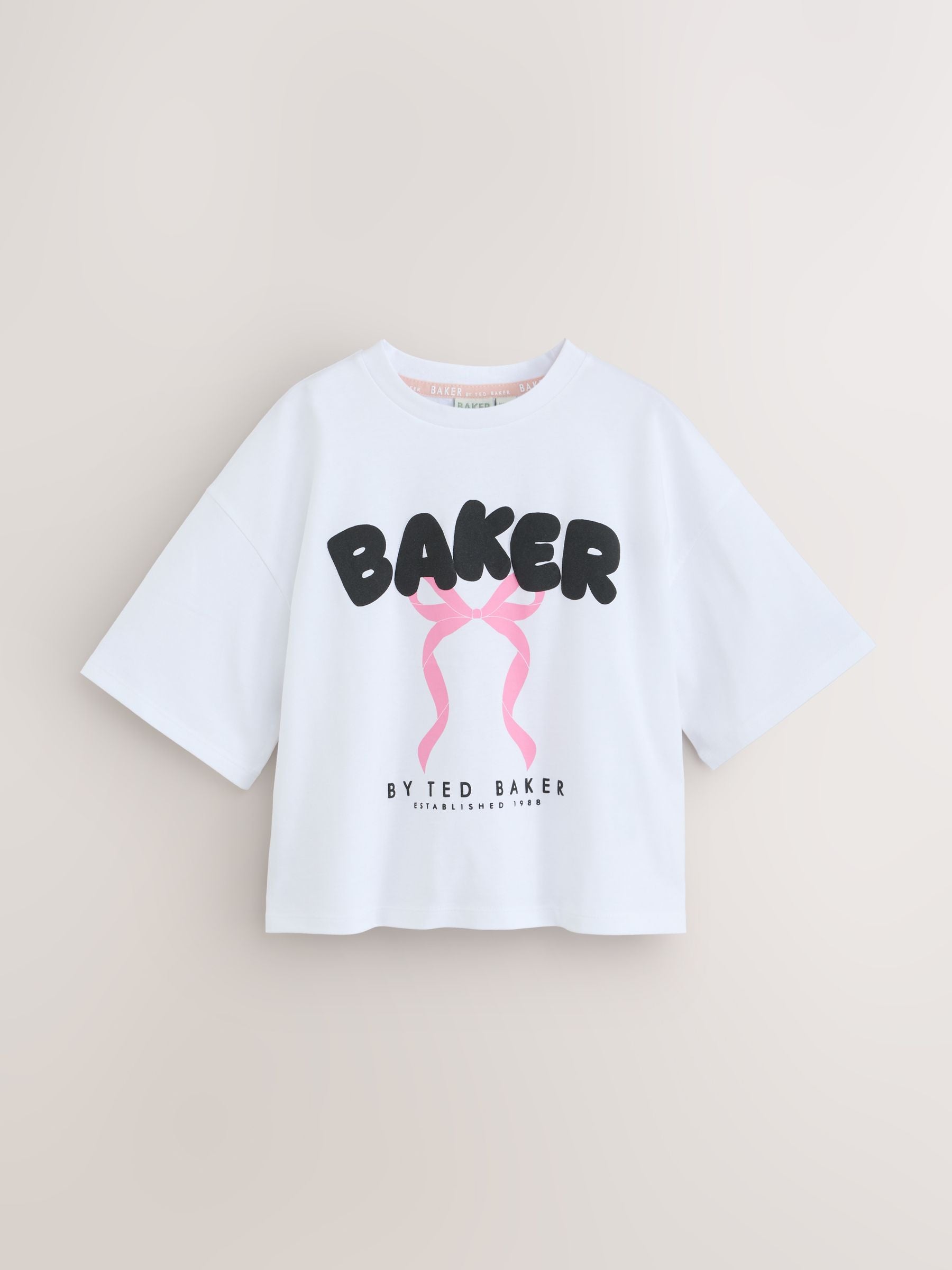 Dsiney Kidz - Baker by Ted Baker Pink 3 Pack Oversized Graphic T-Shirts image 4