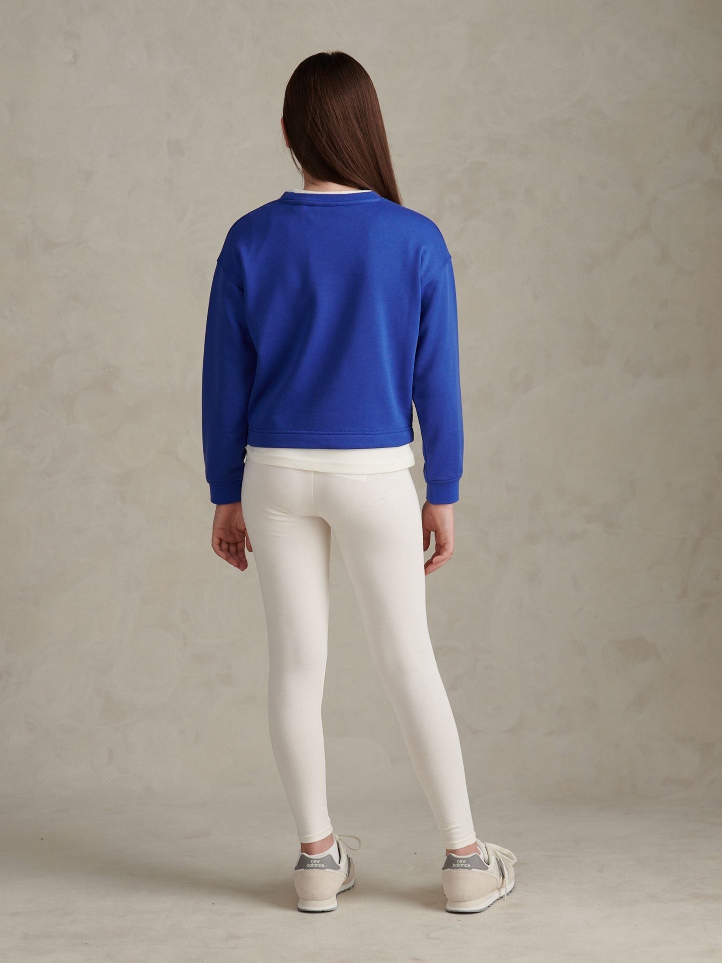 Dsiney Kidz - U.S. Polo Assn Blue Graphic Boxy Sweat & Leggings Set image 2