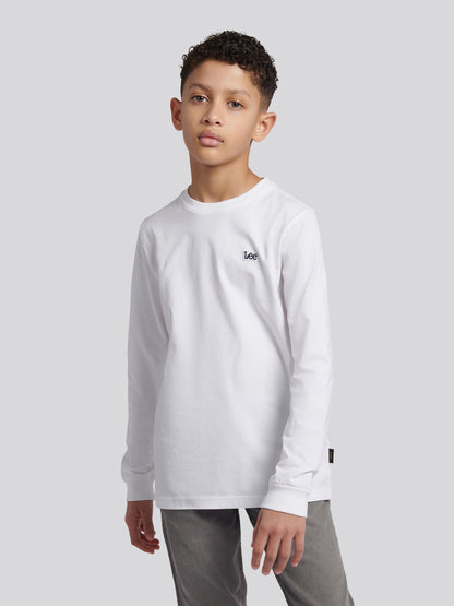 Dsiney Kidz - Lee White Workwear Badge Long Sleeve T-Shirt image 1