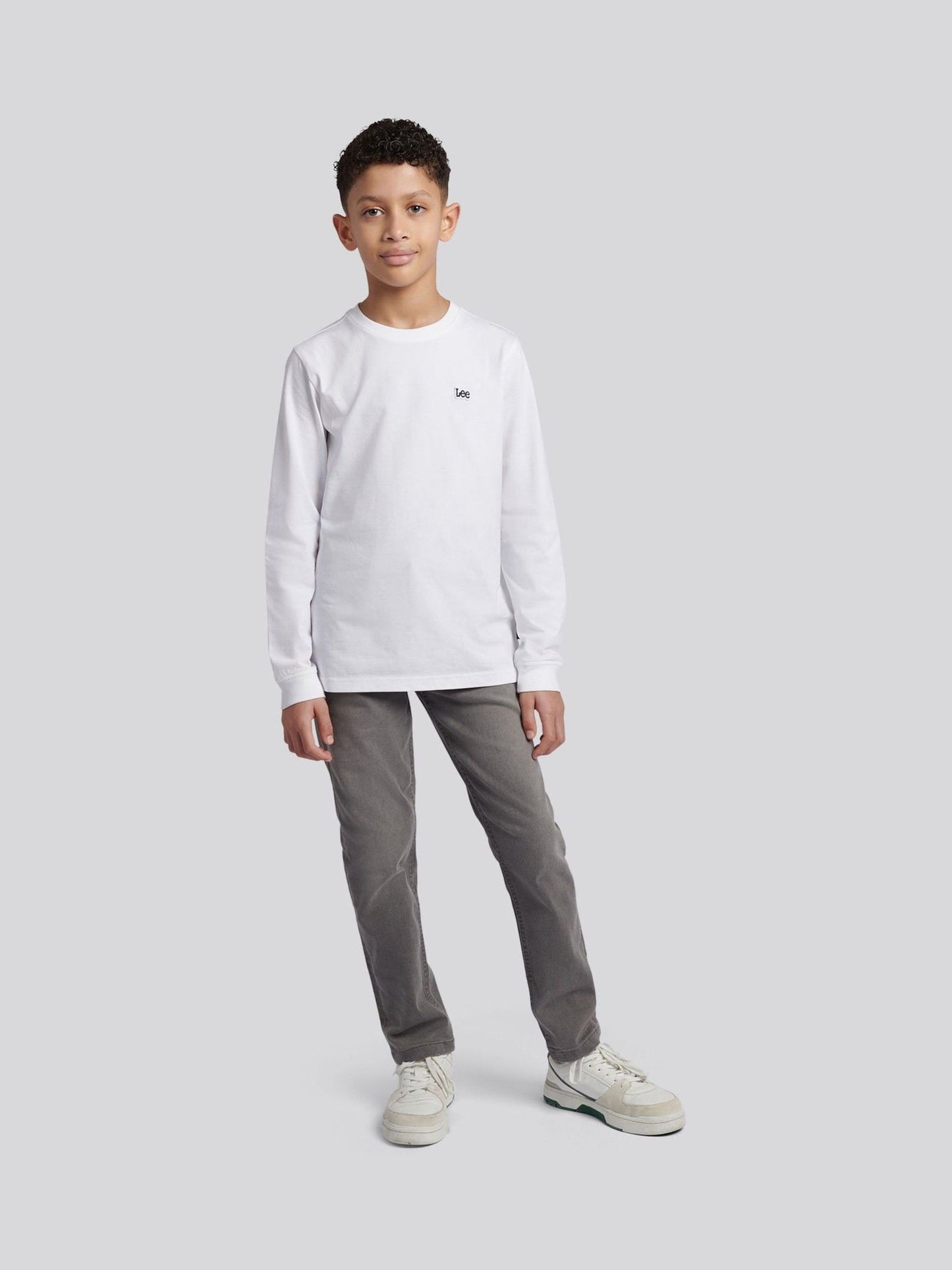 Dsiney Kidz - Lee White Workwear Badge Long Sleeve T-Shirt image 3