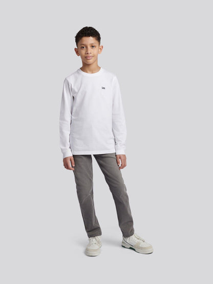 Dsiney Kidz - Lee White Workwear Badge Long Sleeve T-Shirt image 3