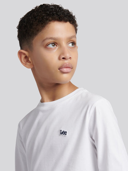 Dsiney Kidz - Lee White Workwear Badge Long Sleeve T-Shirt image 5