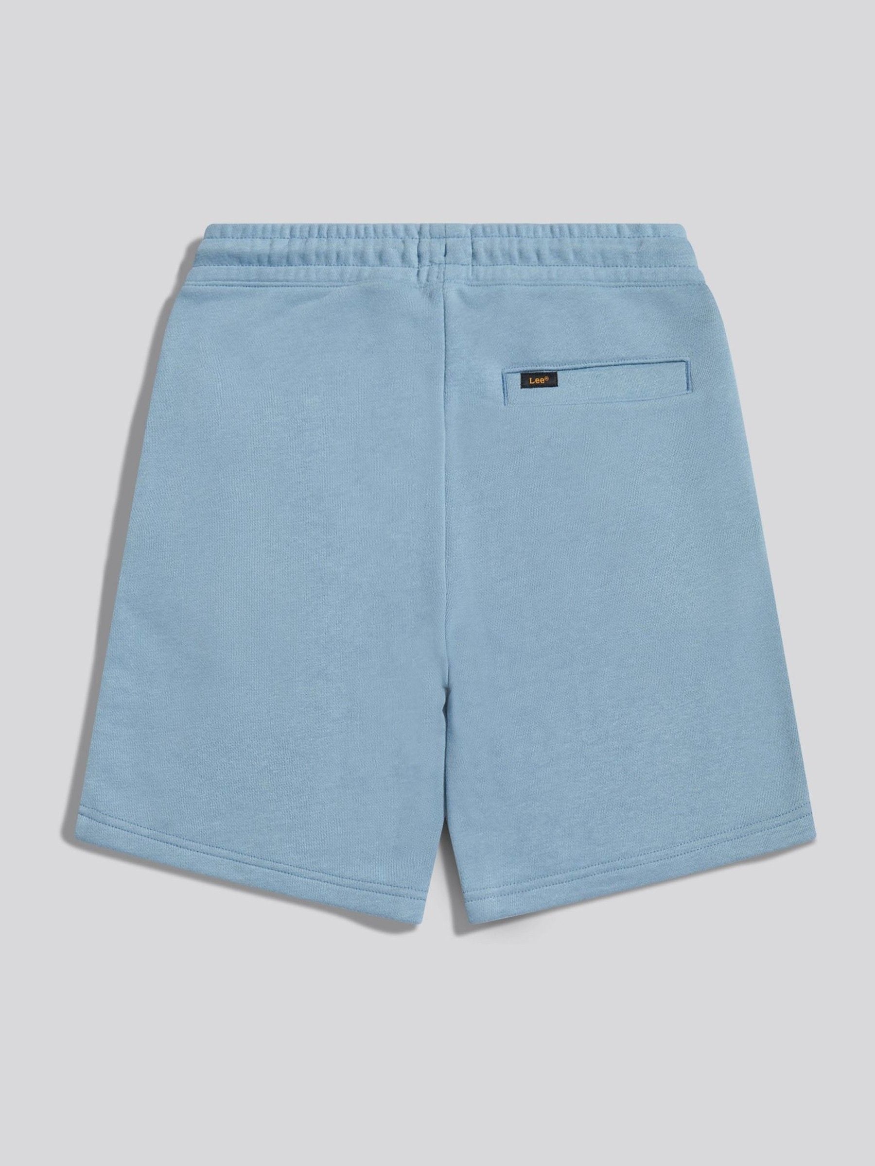 Dsiney Kidz - Lee Blue Loopback Fleece Badge Shorts image 7