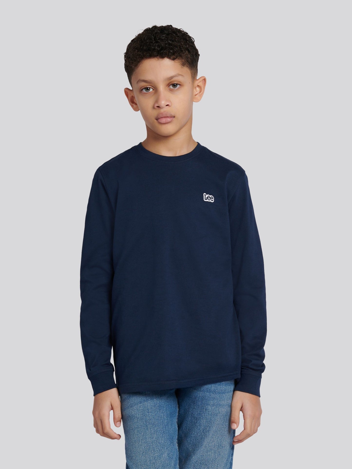 Dsiney Kidz - Lee Blue Workwear Badge Long Sleeve T-Shirt image 1