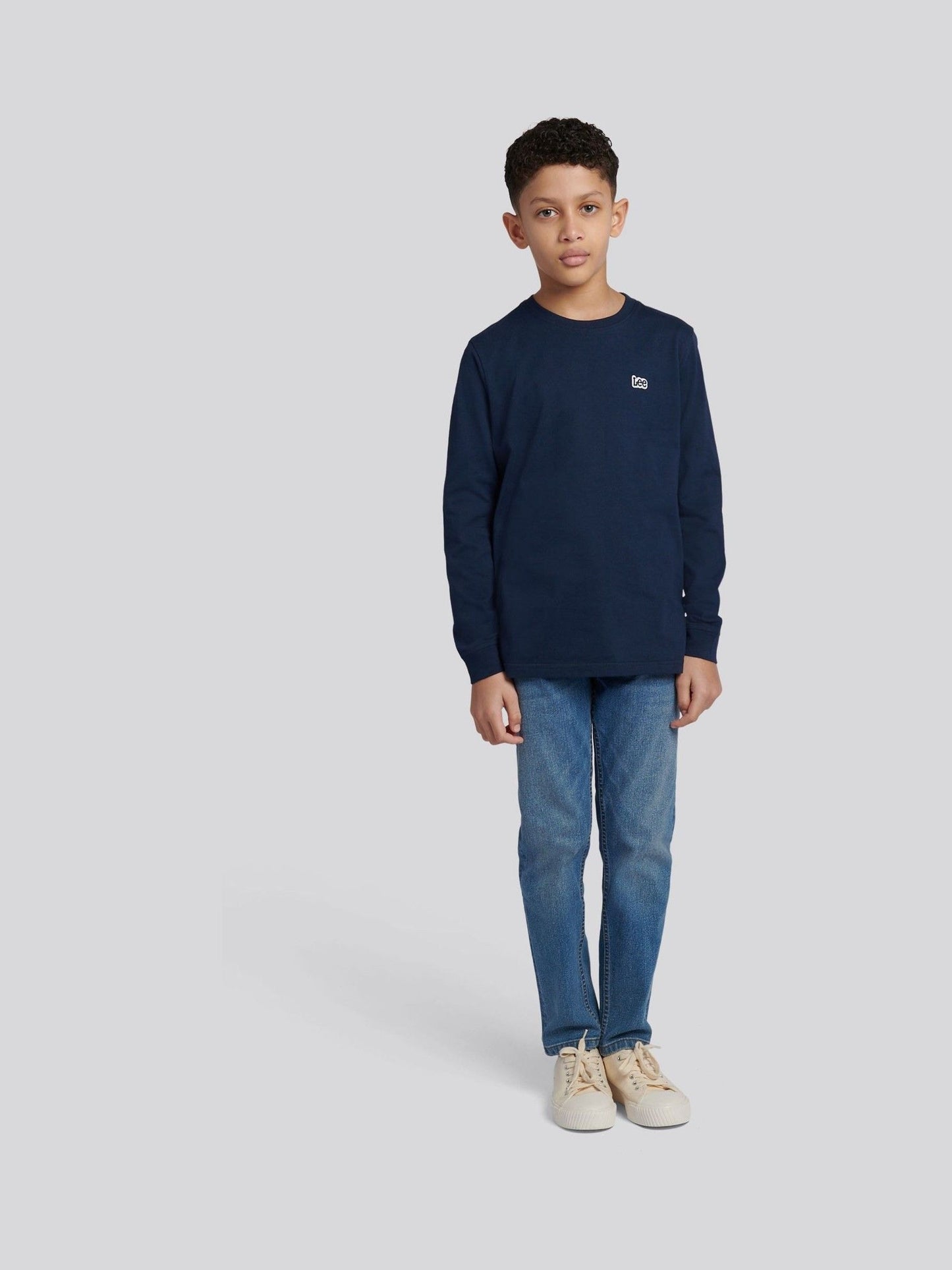 Dsiney Kidz - Lee Blue Workwear Badge Long Sleeve T-Shirt image 3