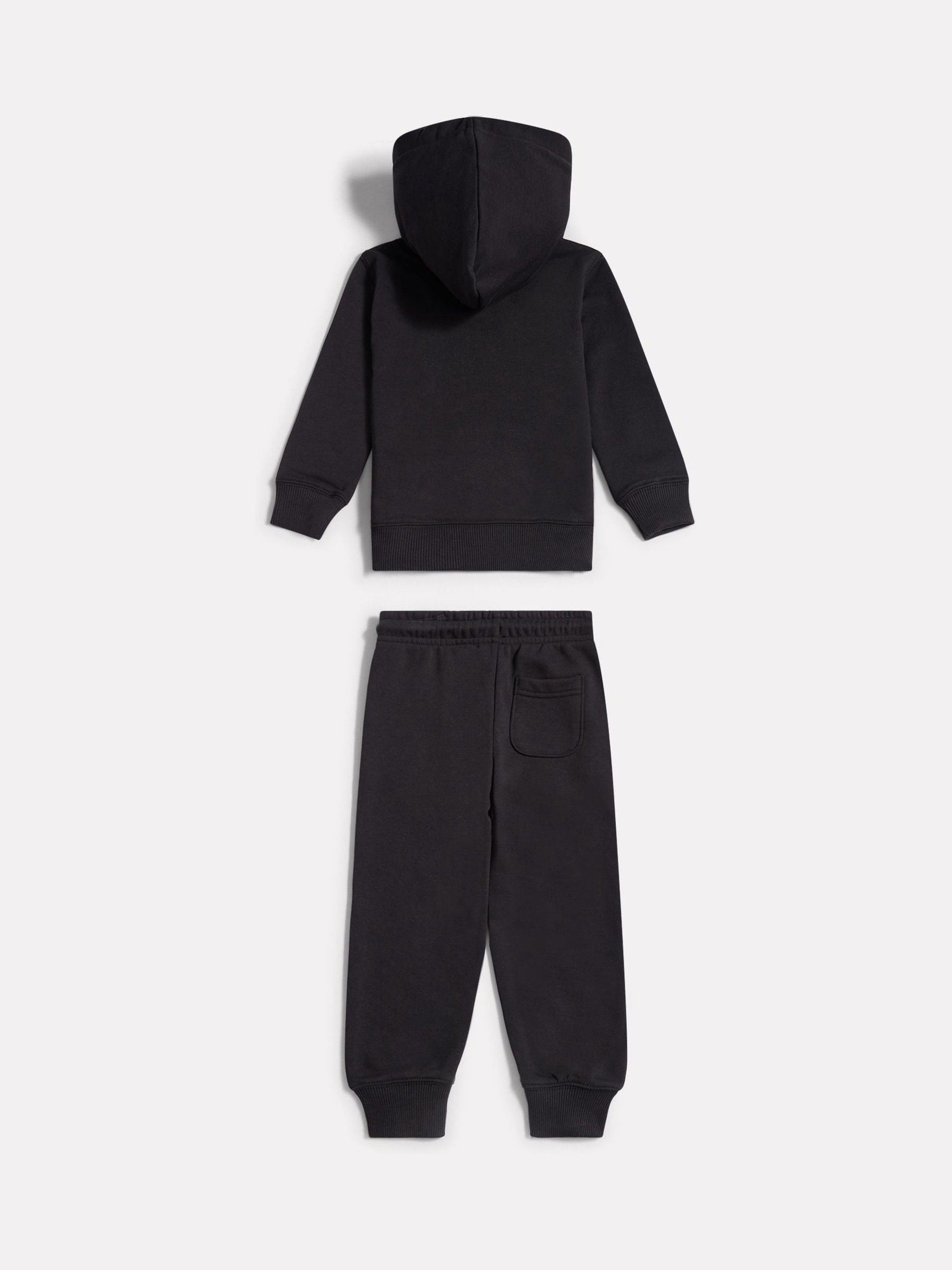 New Balance Black FT Stacked Logo Hoodie & Joggers Set image 2