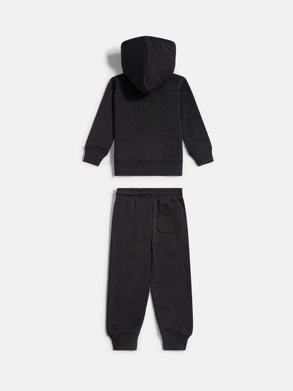 New Balance Black FT Stacked Logo Hoodie & Joggers Set image 2