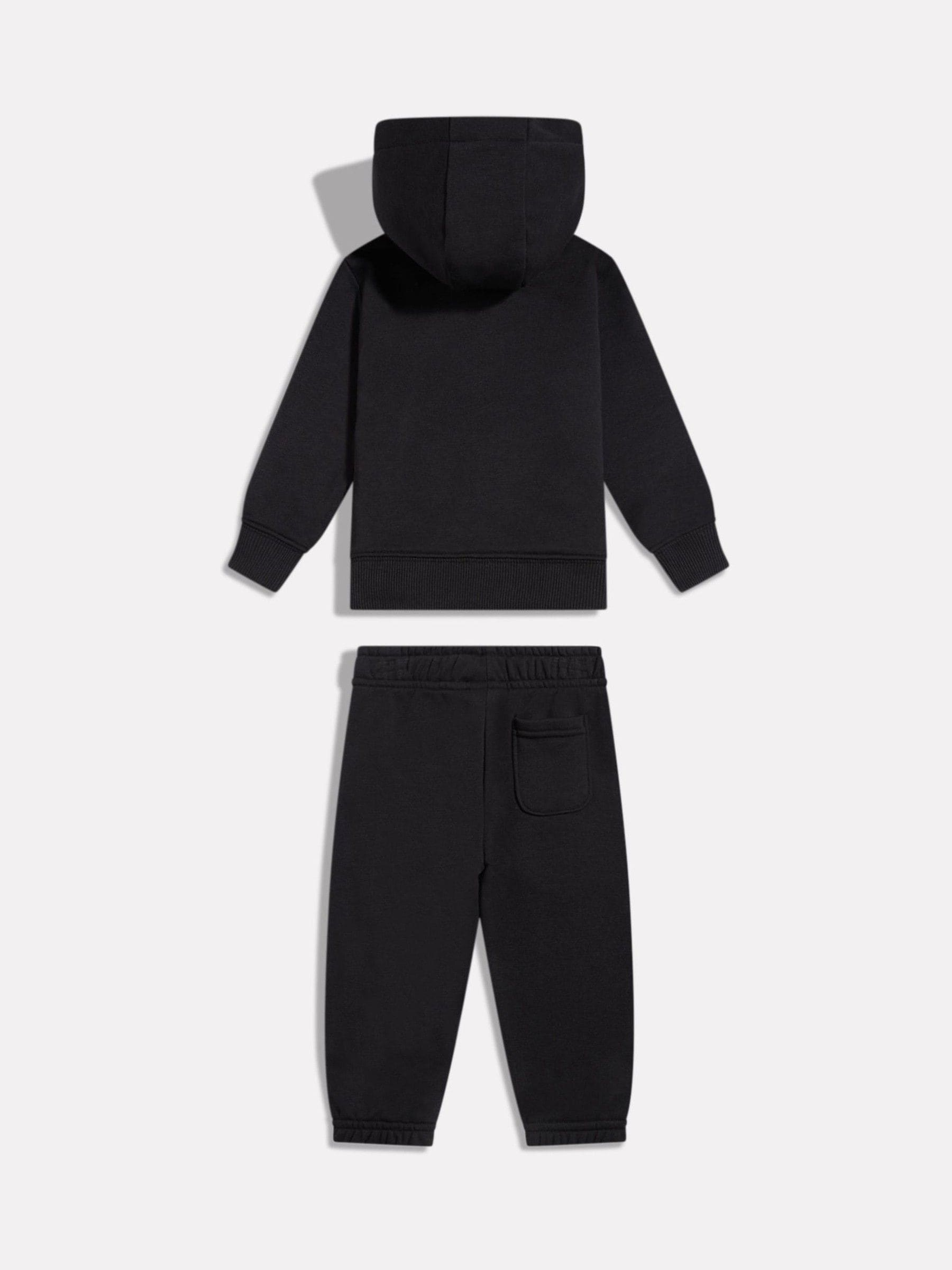 New Balance Black Zip Thru FT Hoodie & Joggers Set image 2