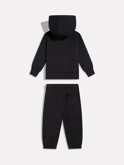 New Balance Black Zip Thru FT Hoodie & Joggers Set image 2