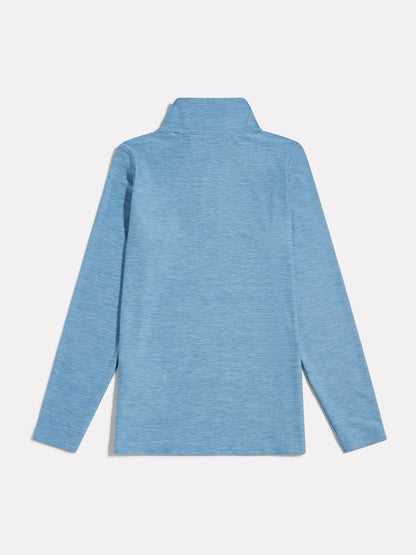 Dsiney Kidz - New Balance Light Blue Athletics Quarter Zip Funnel Sweatshirt image 2