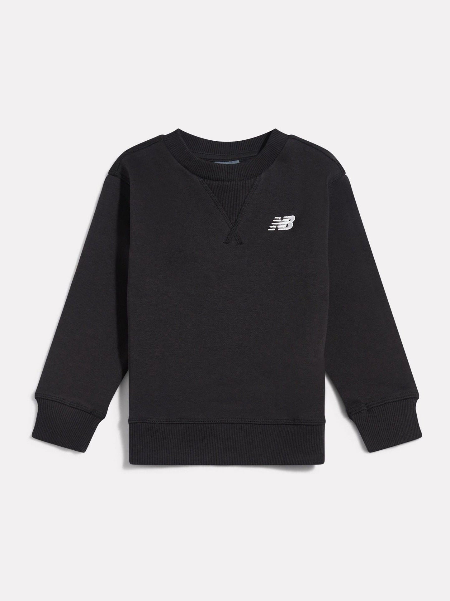 Dsiney Kidz - New Balance Black BB Small Logo Crew Neck Sweat Top image 1