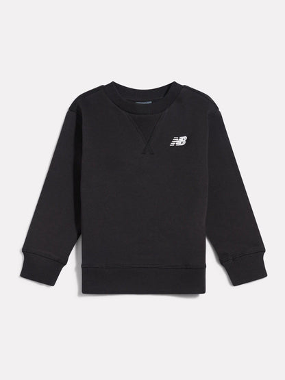 Dsiney Kidz - New Balance Black BB Small Logo Crew Neck Sweat Top image 1