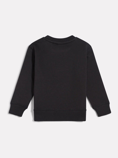 Dsiney Kidz - New Balance Black BB Small Logo Crew Neck Sweat Top image 2