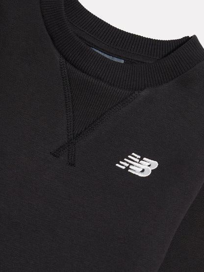 Dsiney Kidz - New Balance Black BB Small Logo Crew Neck Sweat Top image 3