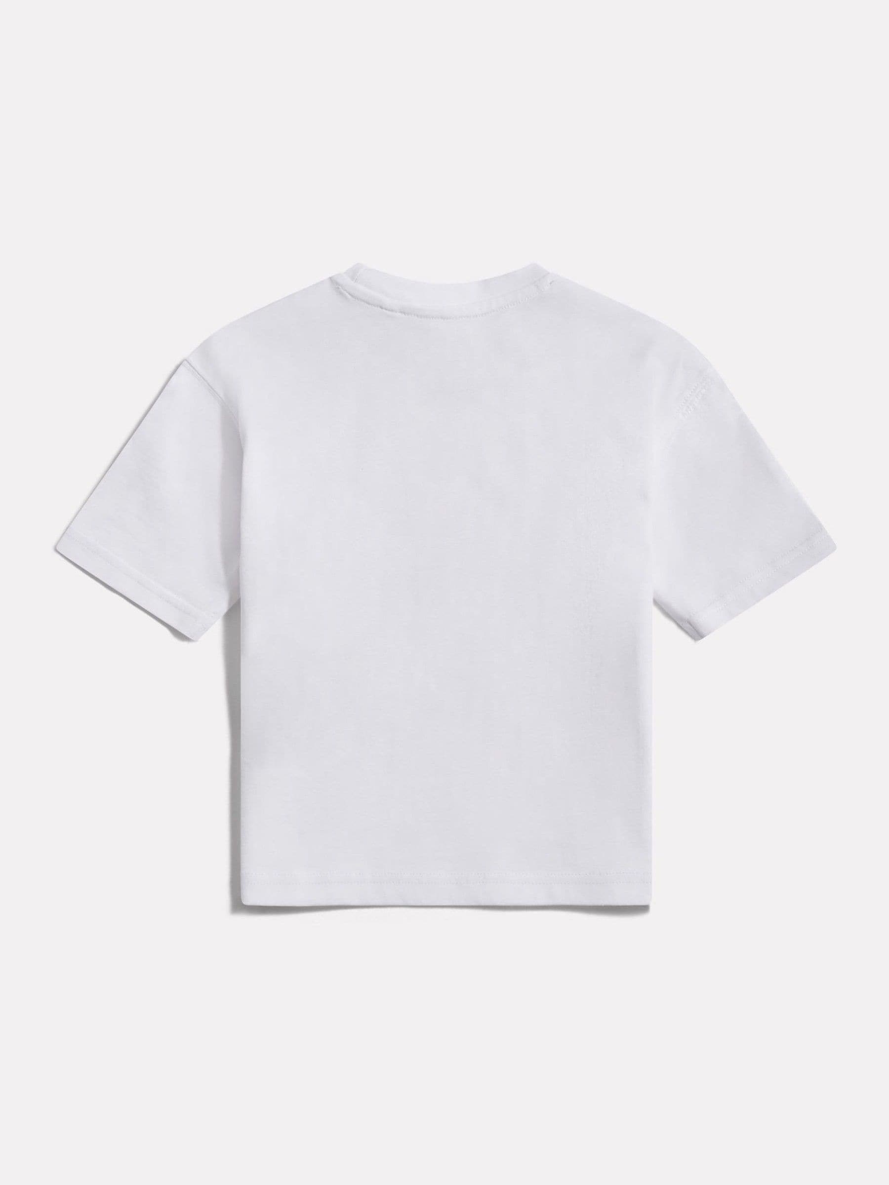 New Balance White Small Logo Jersey T-Shirt image 2