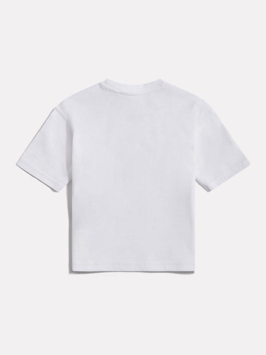 New Balance White Small Logo Jersey T-Shirt image 2