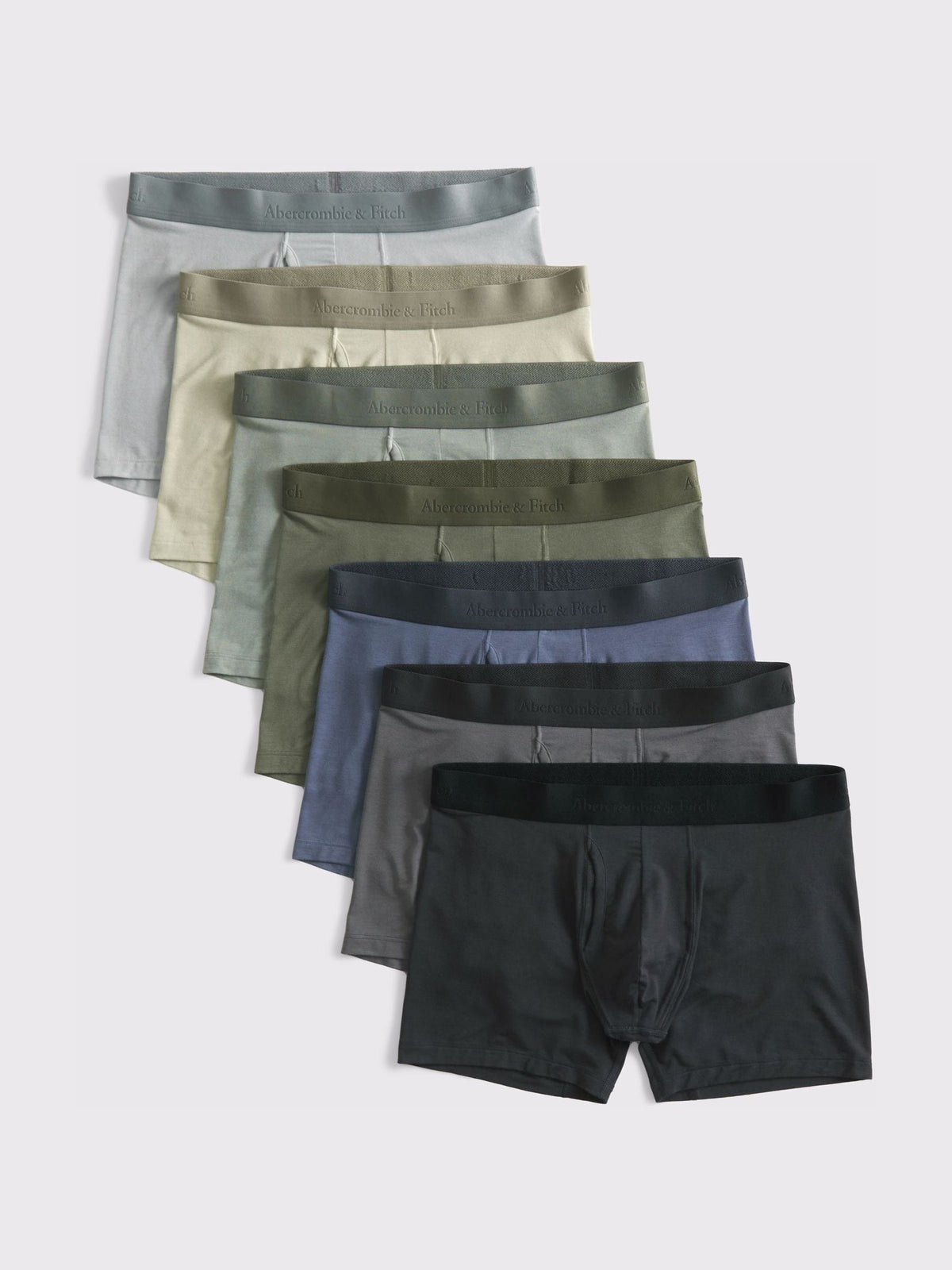 Dsiney Kidz - Abercrombie & Fitch Light Blue Boxers 7 Pack image 1