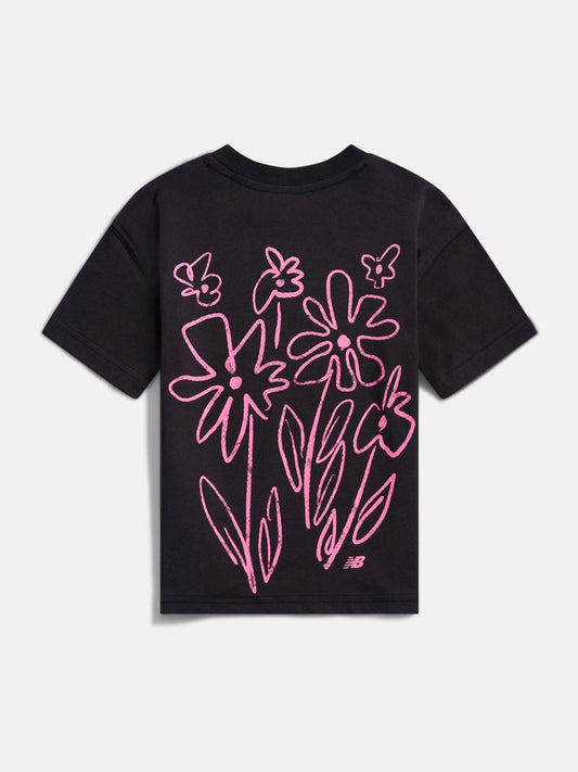Dsiney Kidz - New Balance Black Athletics Graffiti Graphic T-Shirt image 2