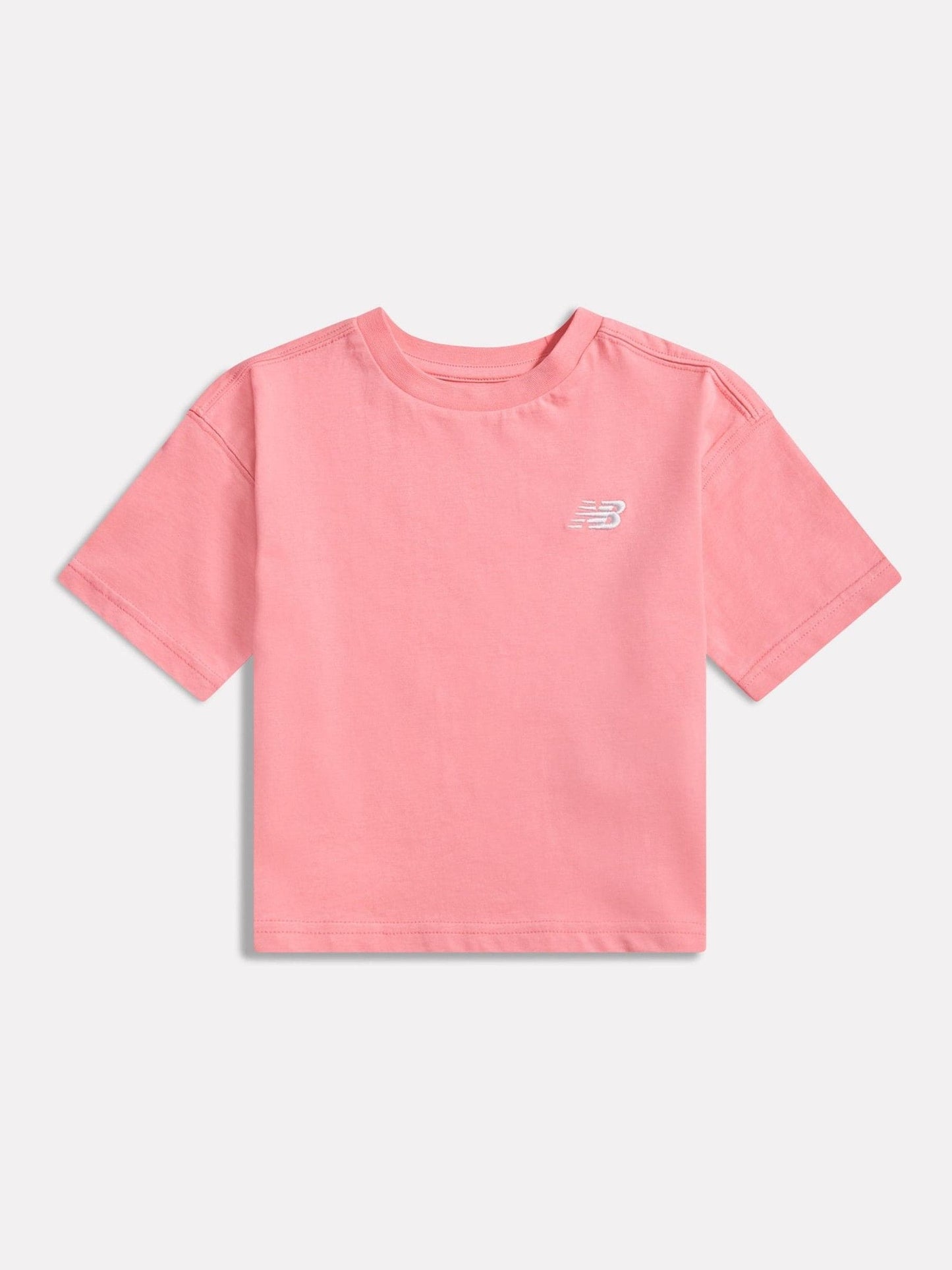 Dsiney Kidz - New Balance Pink Jersey Small Logo T-Shirt image 1