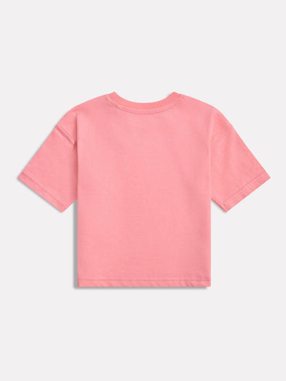Dsiney Kidz - New Balance Pink Jersey Small Logo T-Shirt image 2