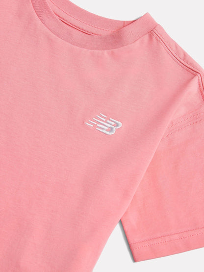 Dsiney Kidz - New Balance Pink Jersey Small Logo T-Shirt image 3