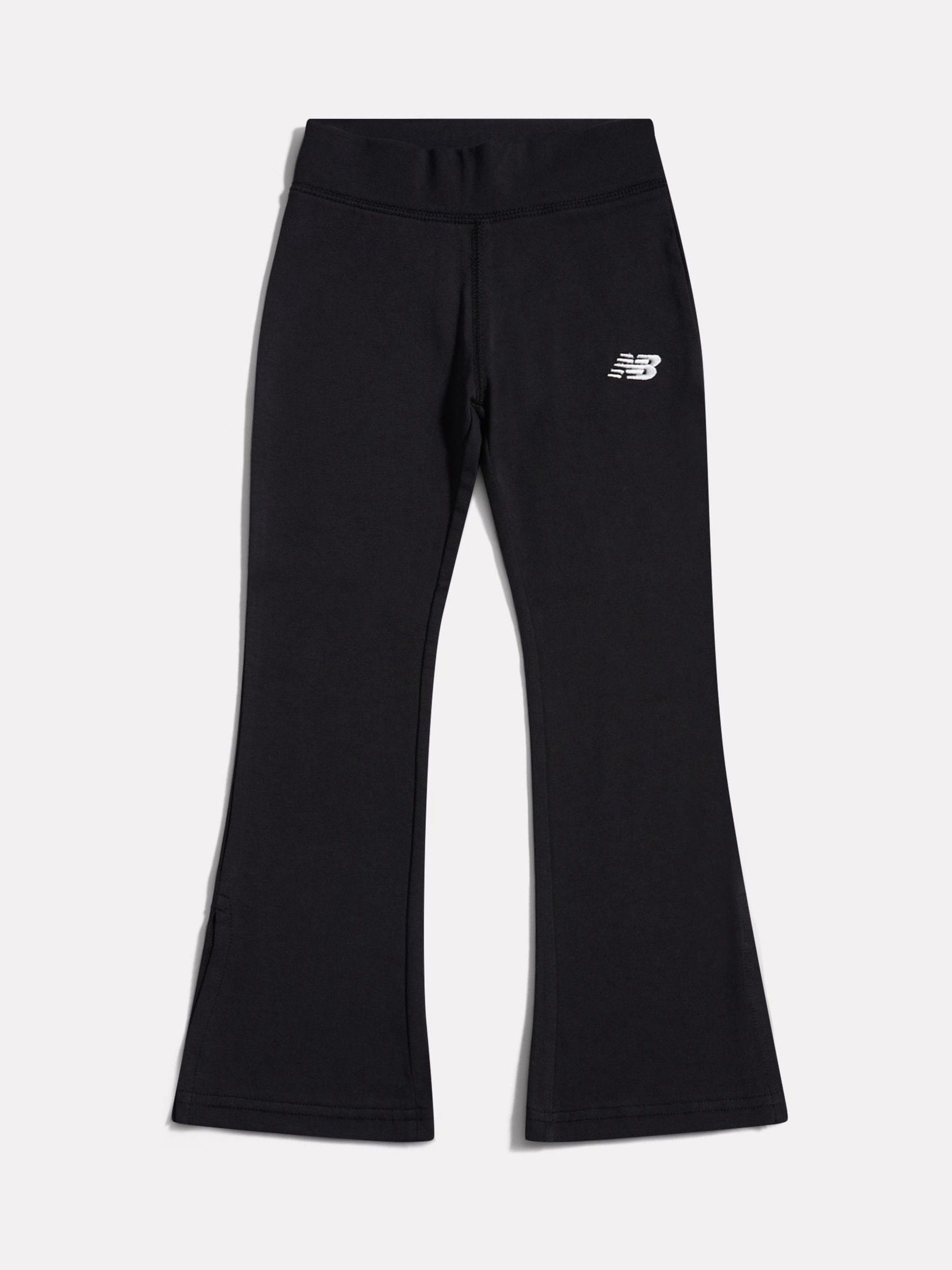 New Balance Black Small Logo Flare Leggings image 1