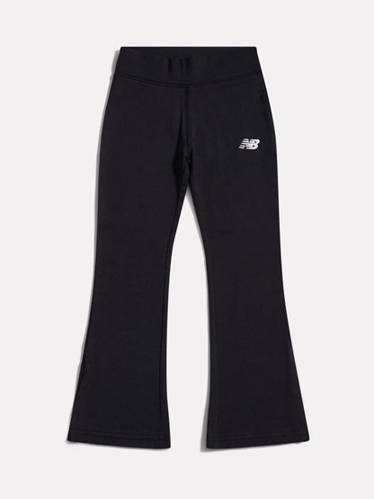 New Balance Black Small Logo Flare Leggings image 1
