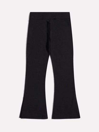 New Balance Black Small Logo Flare Leggings image 2