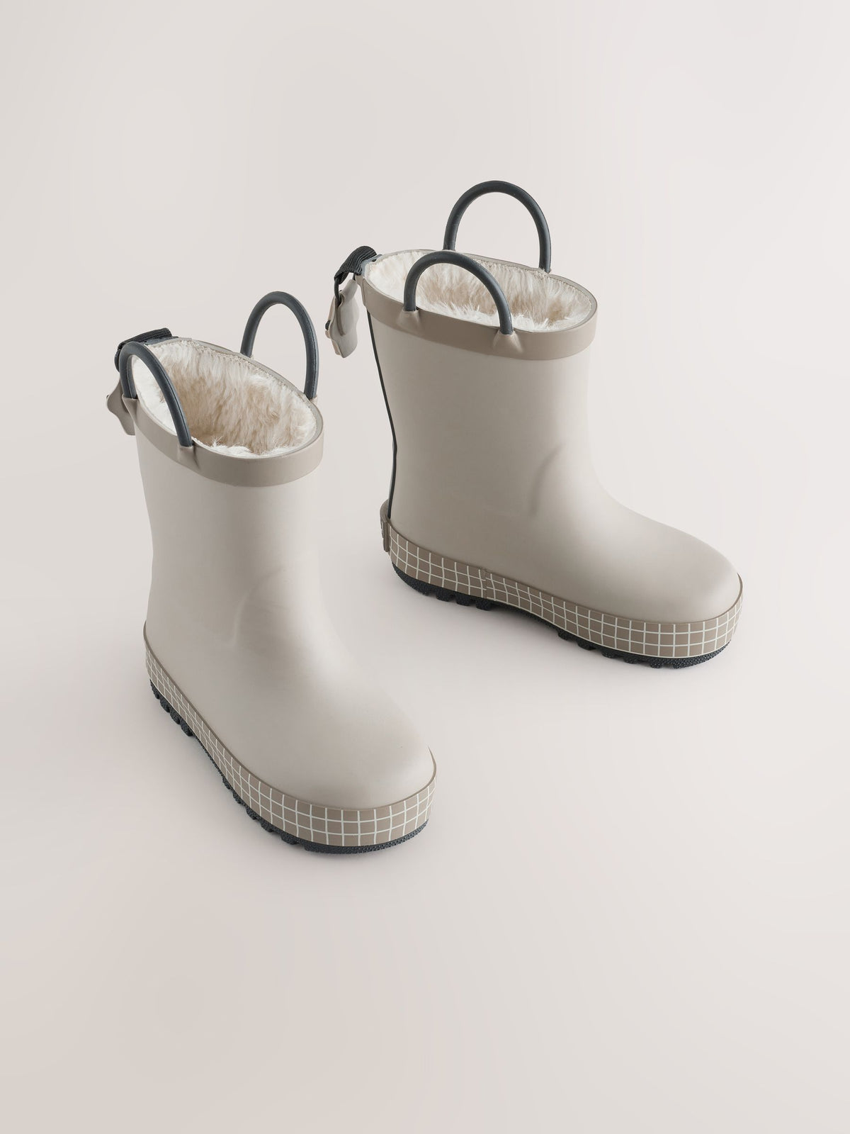 Neutral Dog Warm Lined Handle Wellies - image 1