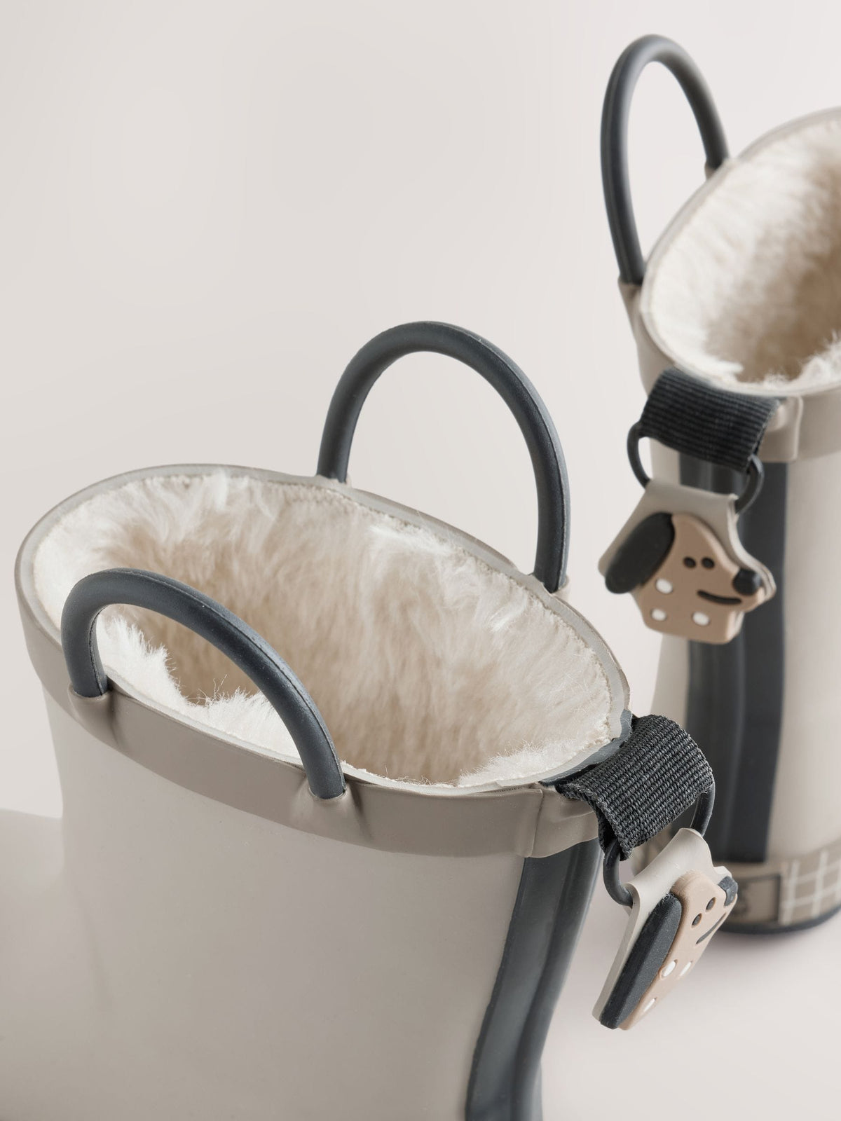 Neutral Dog Warm Lined Handle Wellies - image 5