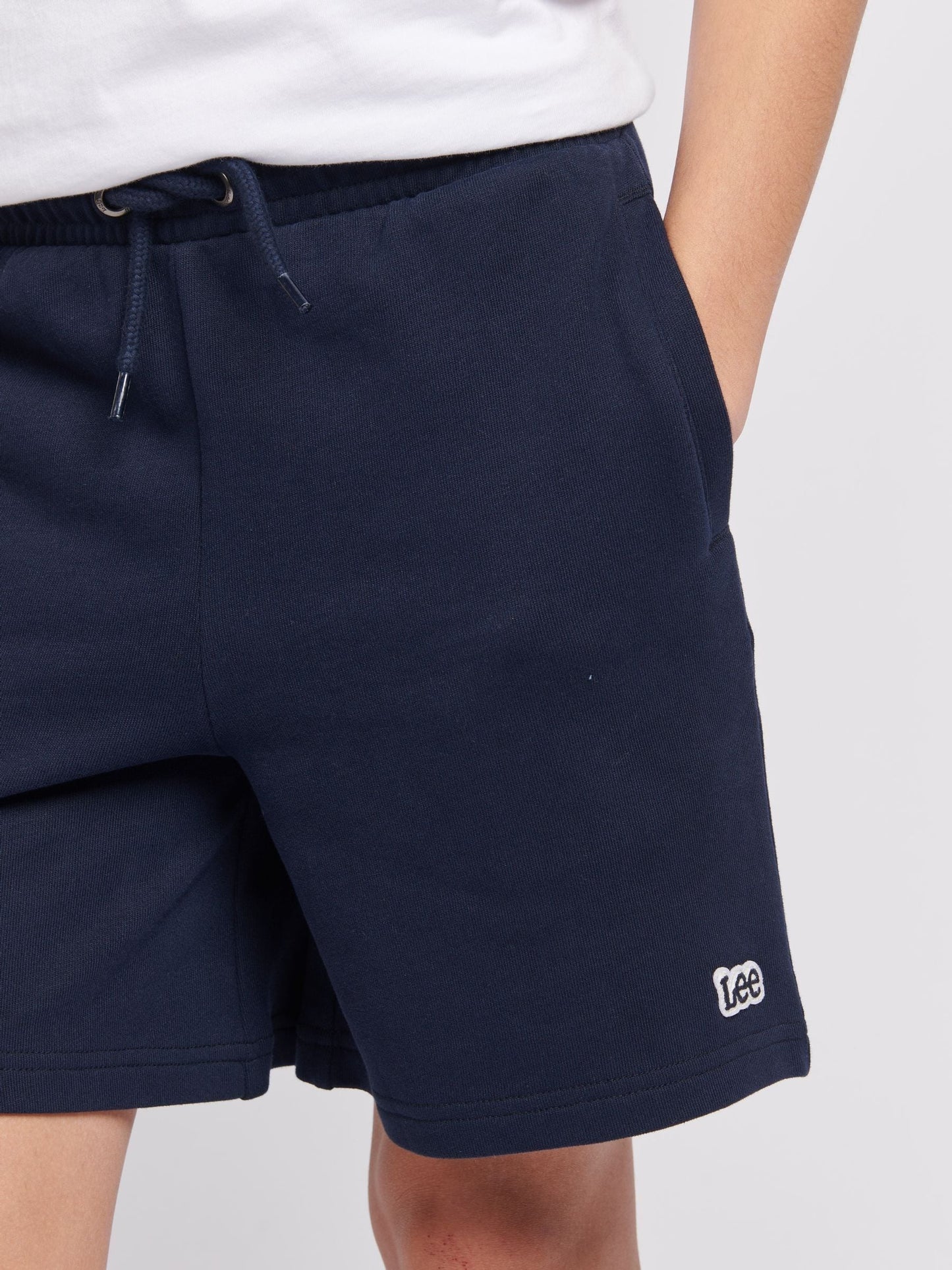 Dsiney Kidz - Lee Navy Blazer Loopback Fleece Badge Shorts image 5