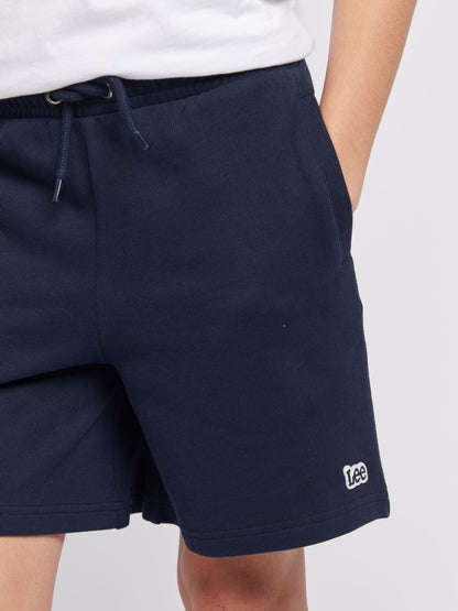 Dsiney Kidz - Lee Navy Blazer Loopback Fleece Badge Shorts image 5