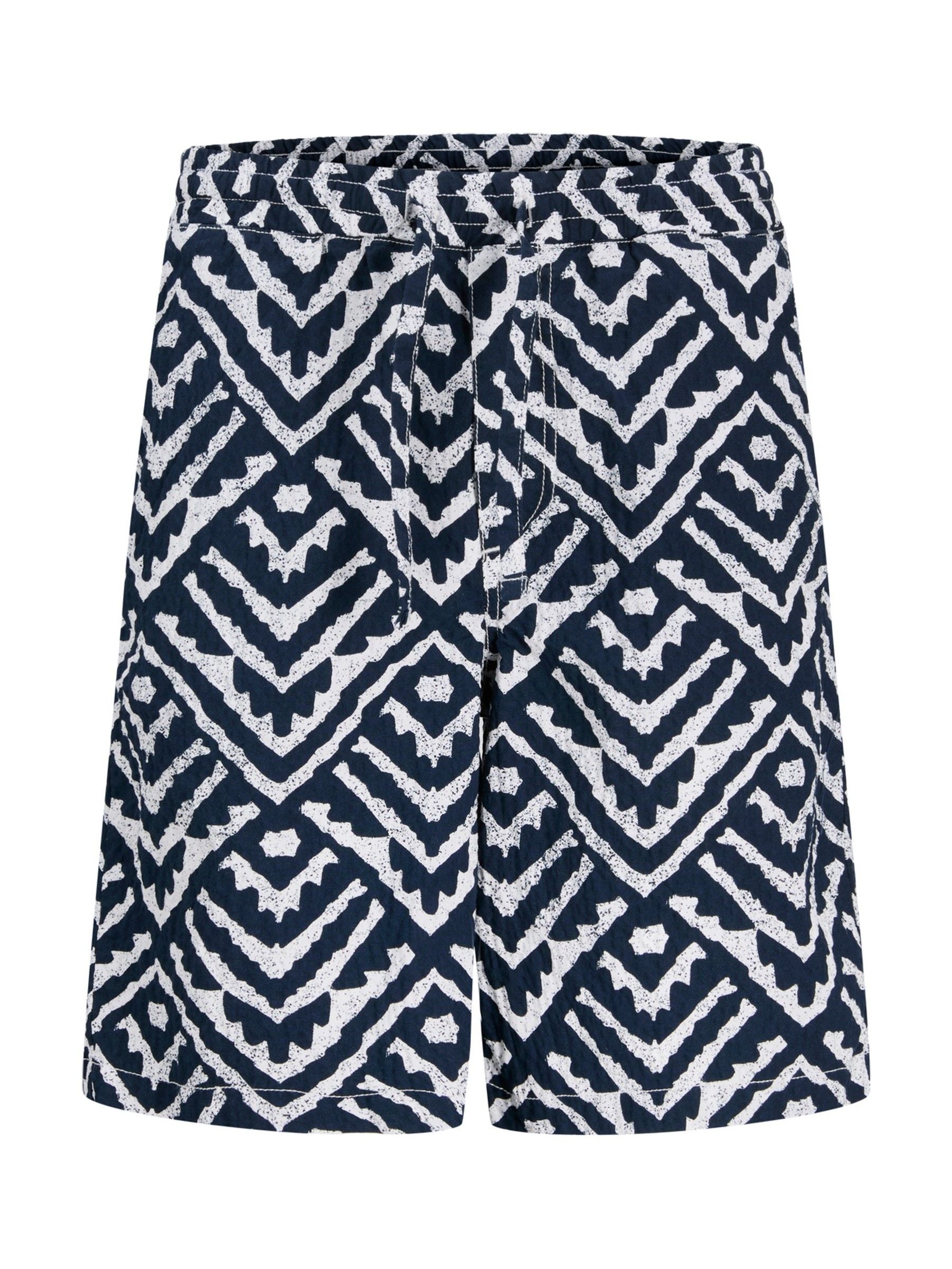 Dsiney Kidz - JACK & JONES JUNIOR Blue Seersucker Shorts image 5