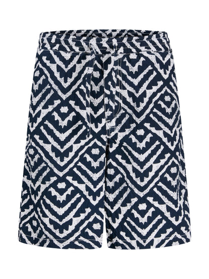 Dsiney Kidz - JACK & JONES JUNIOR Blue Seersucker Shorts image 5