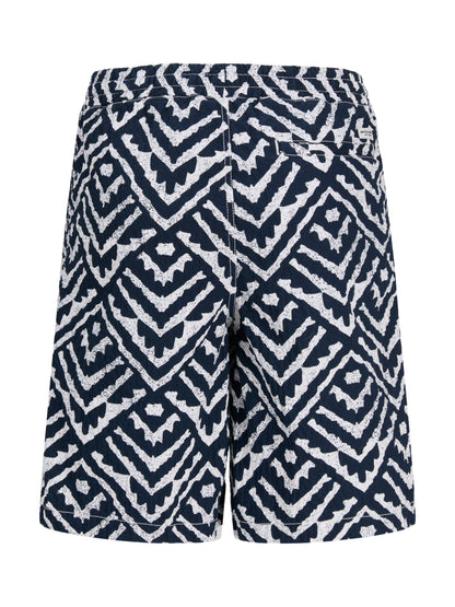 Dsiney Kidz - JACK & JONES JUNIOR Blue Seersucker Shorts image 6