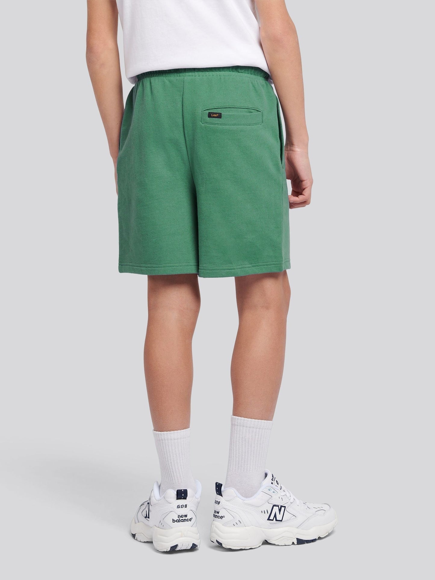 Dsiney Kidz - Lee Green Loopback Fleece Badge Shorts image 2