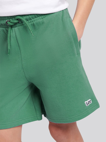 Dsiney Kidz - Lee Green Loopback Fleece Badge Shorts image 5