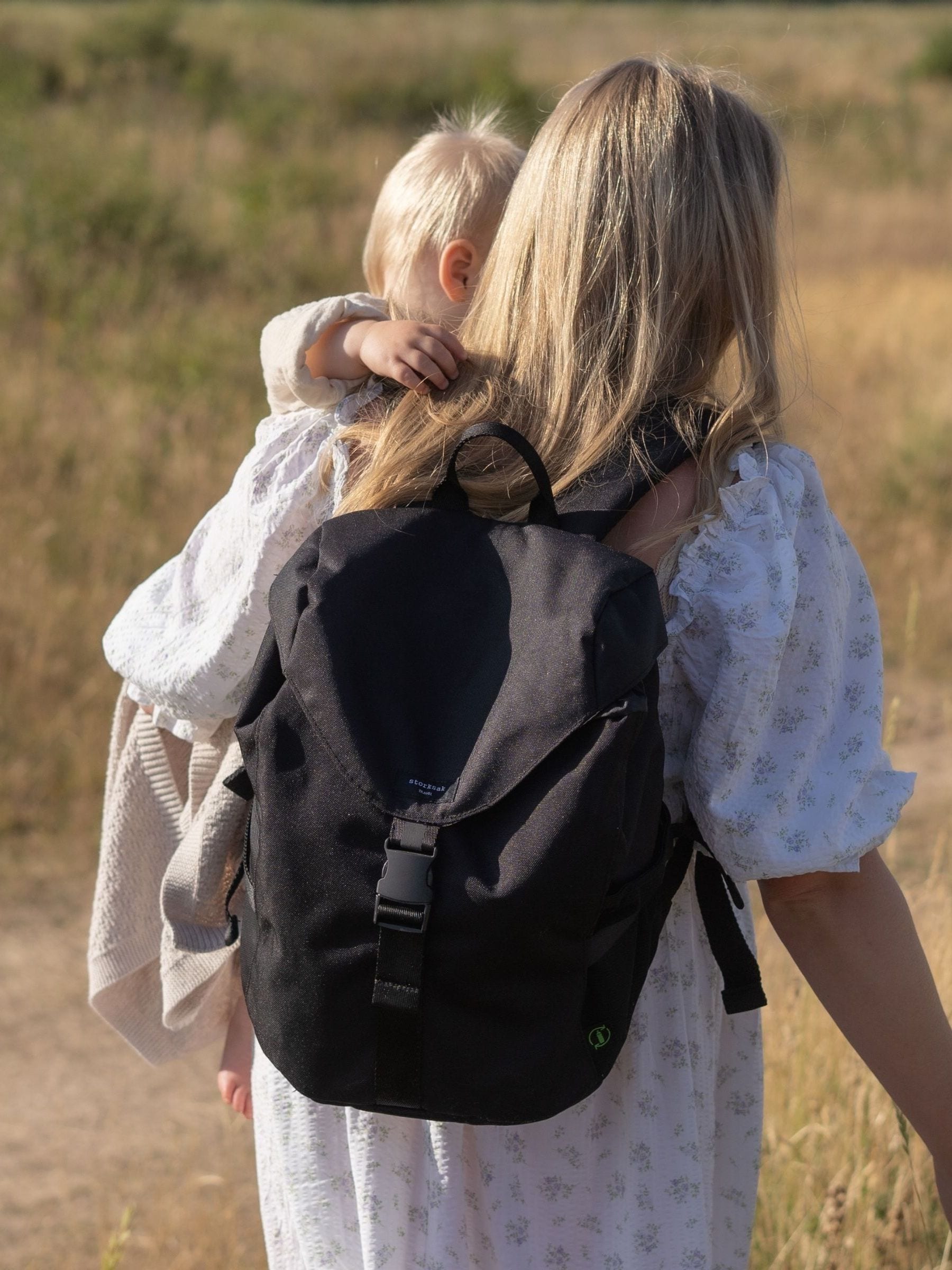 Storksak Changing Black Backpack image 1